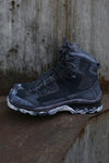 11 by boris bidjan saberi Hand-dyed high-top sports shoes series Very comfortable to wear Slightly increased height Made in Germany BOOT2-HEI Dyed black P111